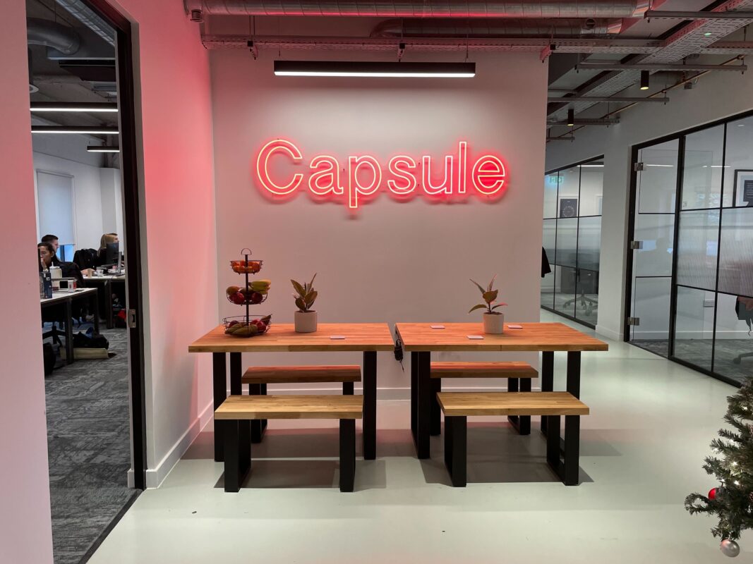 Capsule expands with the help of Clockwise